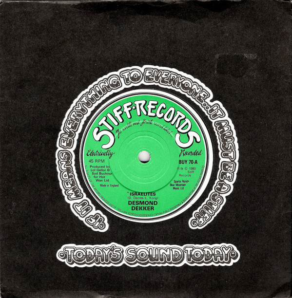 Desmond Dekker - Israelites - Used Vinyl Record 7" image 1