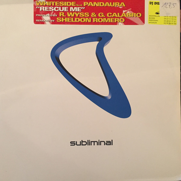 Whiteside - Rescue Me - Used Vinyl Record 12" image 1