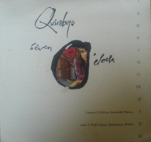 Quireboys - Seven O'Clock - Used Vinyl Record 7" image 1