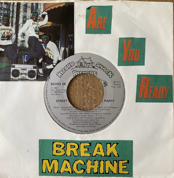 Break Machine - Are You Ready - Used Vinyl Record 7" image 1