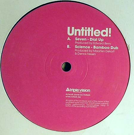 Seven - Dial Up / Bamboo Dub - Vinyl Record 12" image 1