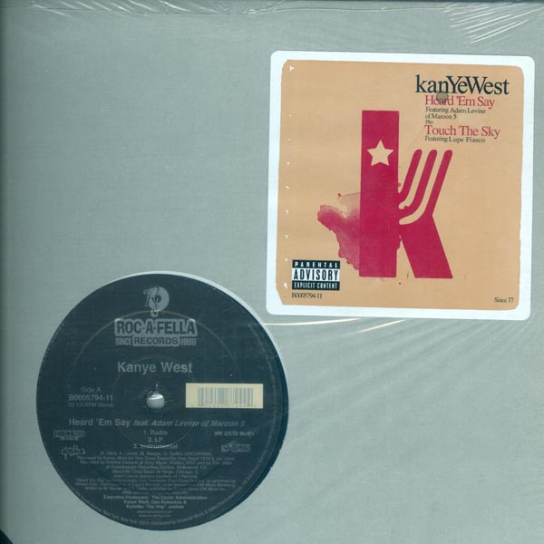 Kanye West - Heard 'Em Say / Touch The Sky - Used Vinyl Record 12" image 1