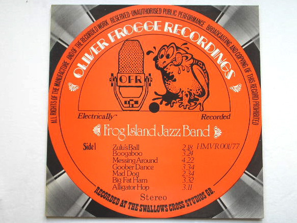 Frog Island Jazz Ban - Used Vinyl Record image 1