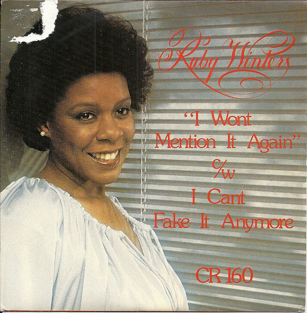 Ruby Winters - I Won't Mention It Again - Used Vinyl Record 7" image 1