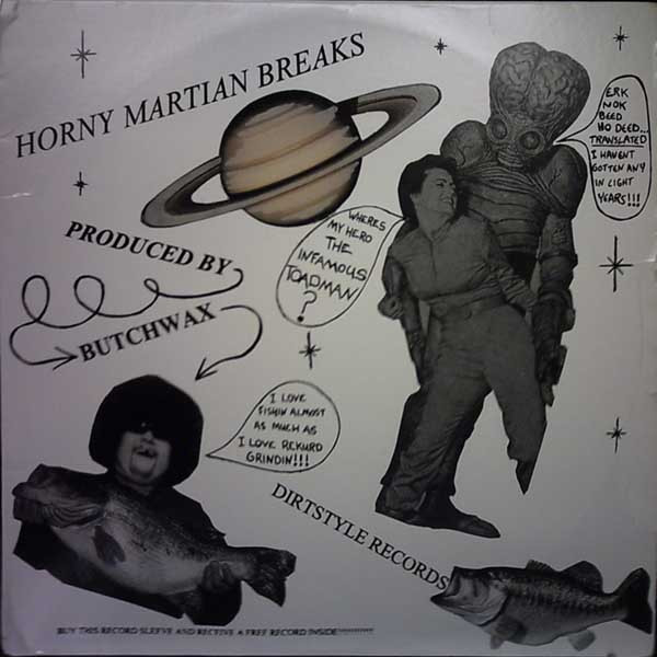 Butchwax - Horny Martian Breaks - Vinyl Record 12" image 1