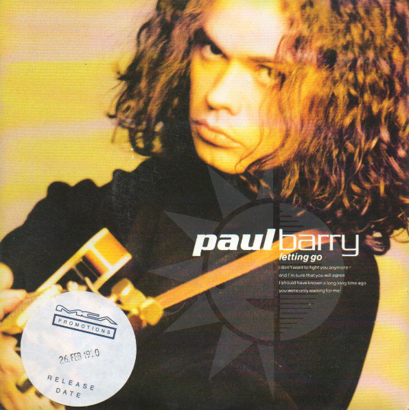 Paul Barry - Letting Go - Used Vinyl Record 7" image 1