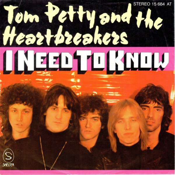 Tom Petty And The He - I Need To Know - Used Vinyl Record 7" image 1