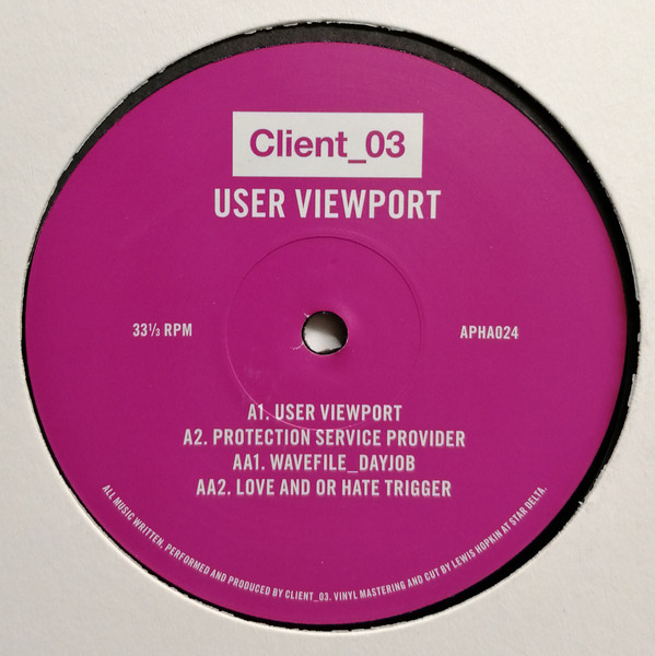 Client_03 - User Viewport - Vinyl Record 12" image 1