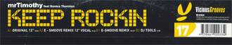 mrTimothy - Keep Rockin - Used Vinyl Record 12" image 1