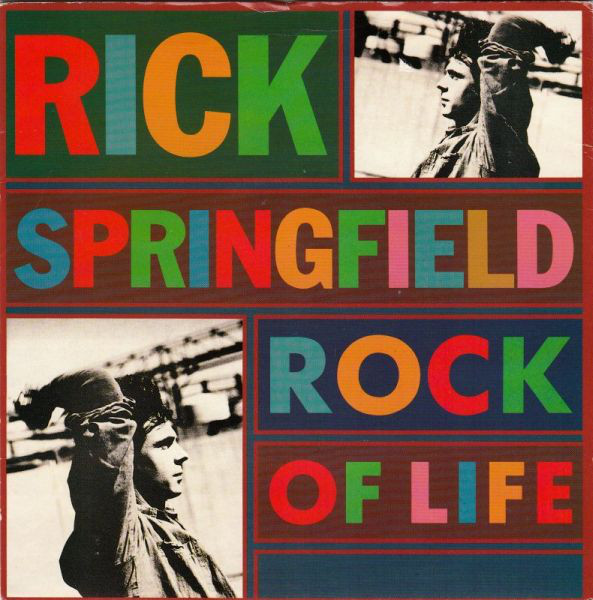 Rick Springfield - Rock Of Life - Used Vinyl Record 7" image 1