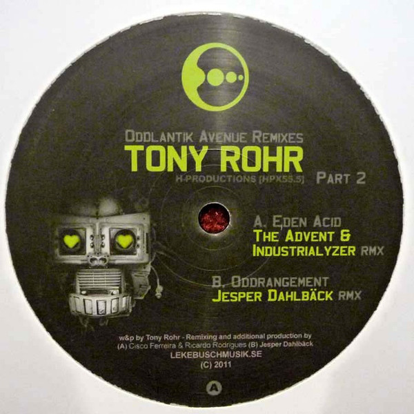 Tony Rohr - Oddlantik Avenue Remixes Part 2 - Vinyl Record 12" image 1