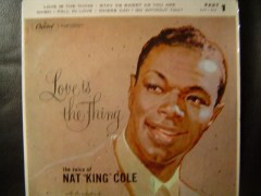 Nat King Cole - Love Is The Thing - Part 1 - Used Vinyl Record 7" image 1