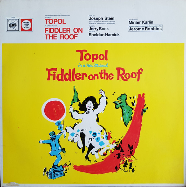 Topol - Fiddler On The Roof - Used Vinyl Record image 1