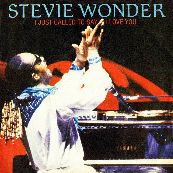 Stevie Wonder - I Just Called To Say I Love You - Used Vinyl Record 7" image 1