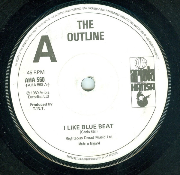 Outline - I Like Blue Beat - Used Vinyl Record 7" image 1