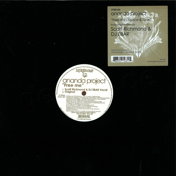 Ananda Project - Free Me / Space And Time - Vinyl Record 12" image 1