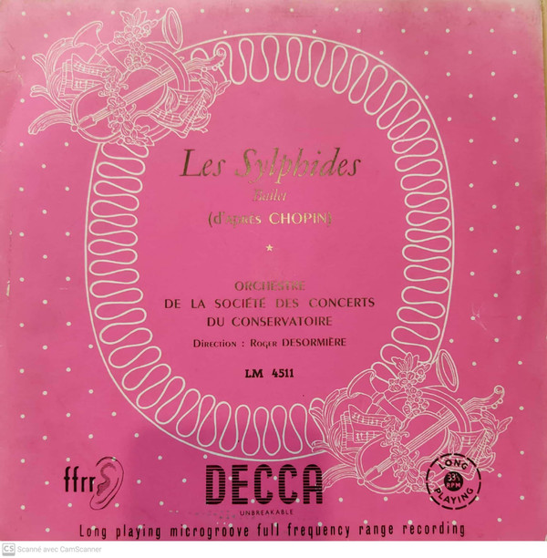 Frederic Chopin - Les Sylphides - Ballet - Used Vinyl Record image 1