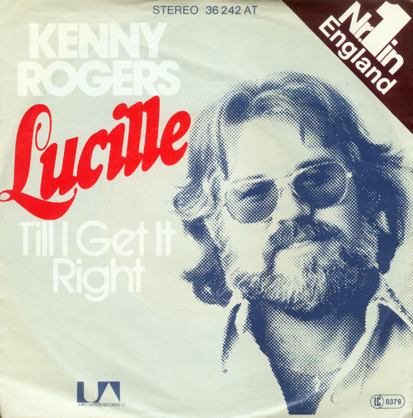 Kenny Rogers - Lucille - Used Vinyl Record 7" image 1