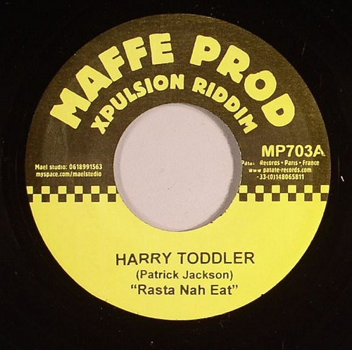 Harry Toddler - Rasta Nah Eat / Gangster - Vinyl Record 7" image 1