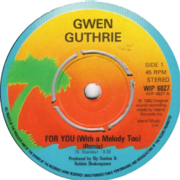 Gwen Guthrie - For You (With A Melody Too) (Remix) / Peek A Boo (Remi image 1