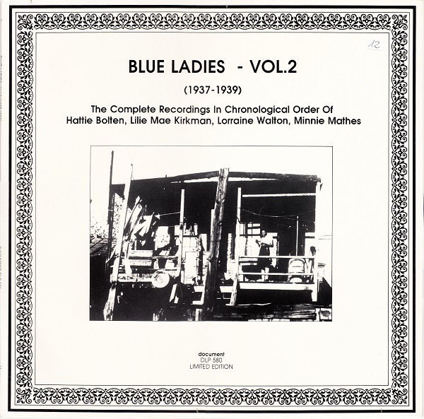 Various - Blue Ladies - Vol.2 (1937-1939) - Used Vinyl Record image 1