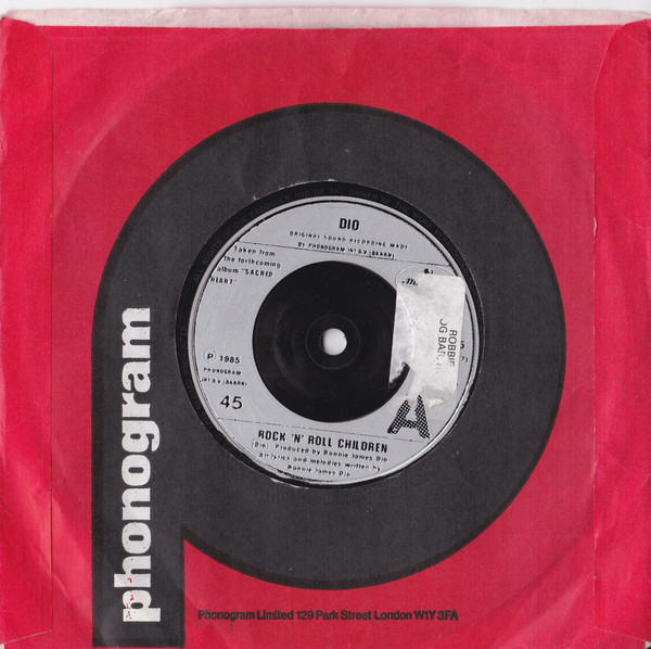 Dio - Rock 'N' Roll Children - Used Vinyl Record 7" image 1
