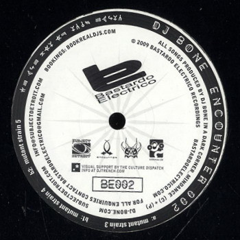 DJ Bone - Encounter 002 - Vinyl Record 12" image 1