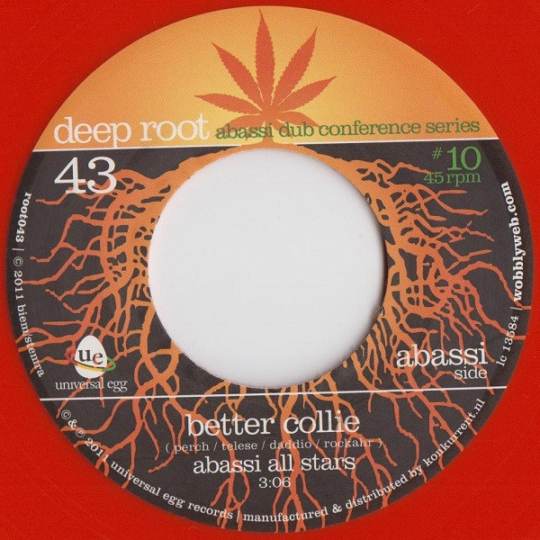 Abassi All Stars - Better Collie / Colliman - Vinyl Record 7" image 1