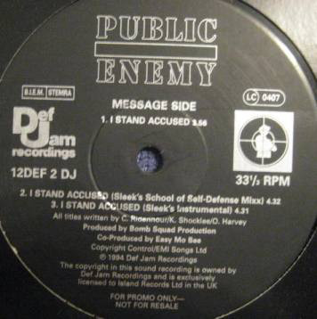 Public Enemy - I Stand Accused / What Kind Of Power We Got? - image 1