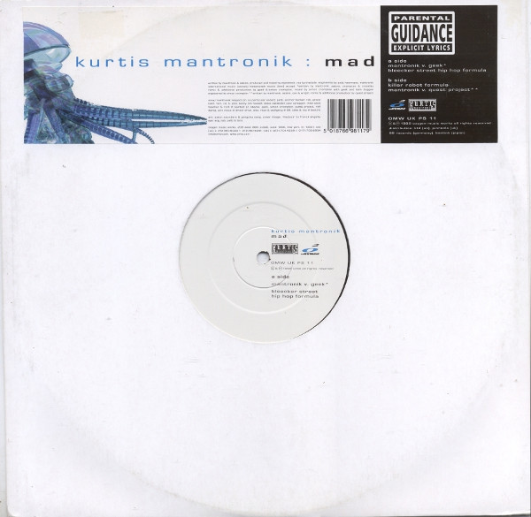 Kurtis Mantronik - Mad - Used Vinyl Record 12" image 1