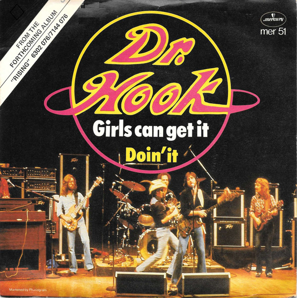 Dr. Hook - Girls Can Get It - Used Vinyl Record 7" image 1
