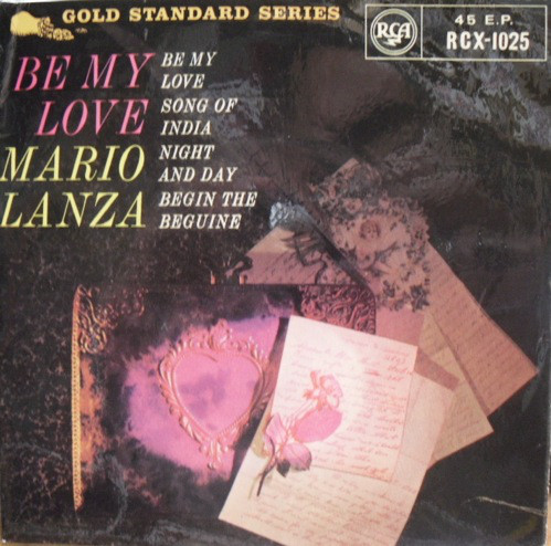 Mario Lanza - Be My Love - Used Vinyl Record 7" image 1