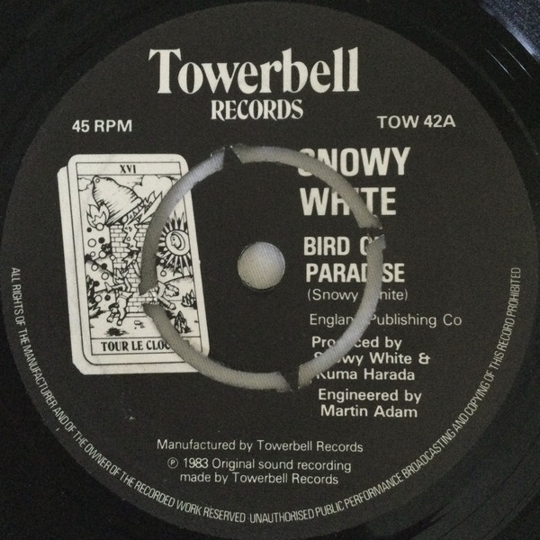 Snowy White - Bird Of Paradise - Used Vinyl Record 7" image 1