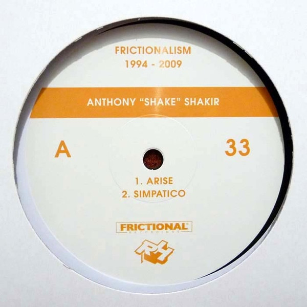 Anthony Shakir - Frictionalism 1994 - 2009 - Vinyl Record 12" image 1