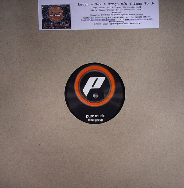Levan - Sex & Drugs / Things To Do - Vinyl Record 12" image 1