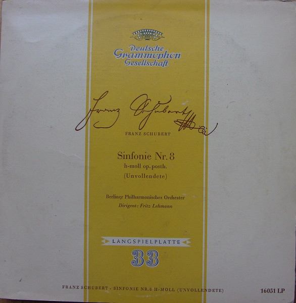 Franz Schubert - Sinfonie Nr. 8 H-moll Op. Posth (Unvollendete) - Us image 1