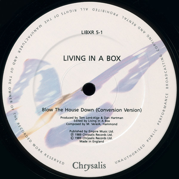 Living In A Box - Blow The House Down - Used Vinyl Record 12" image 1