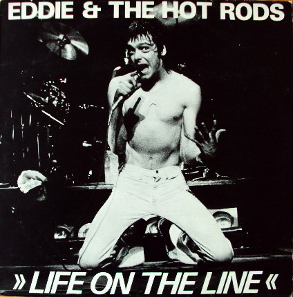 Eddie And The Hot Ro - Life On The Line - Used Vinyl Record 12" image 1