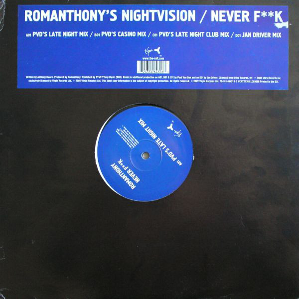 Romanthony's Nightvi - Never F**k - Used Vinyl Record 12" image 1