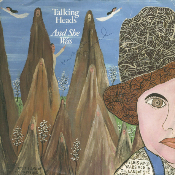 Talking Heads - And She Was - Used Vinyl Record 7" image 1