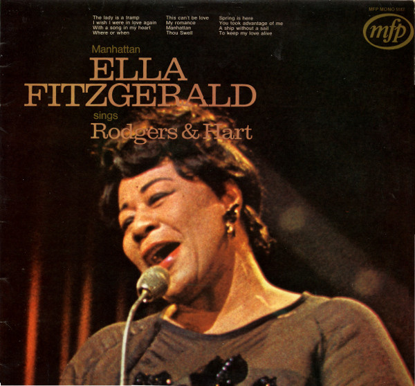Ella Fitzgerald - Sings Rodgers & Hart - Used Vinyl Record image 1