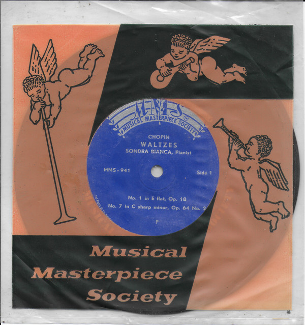 Frederic Chopin - Waltzes - Used Vinyl Record 7" image 1