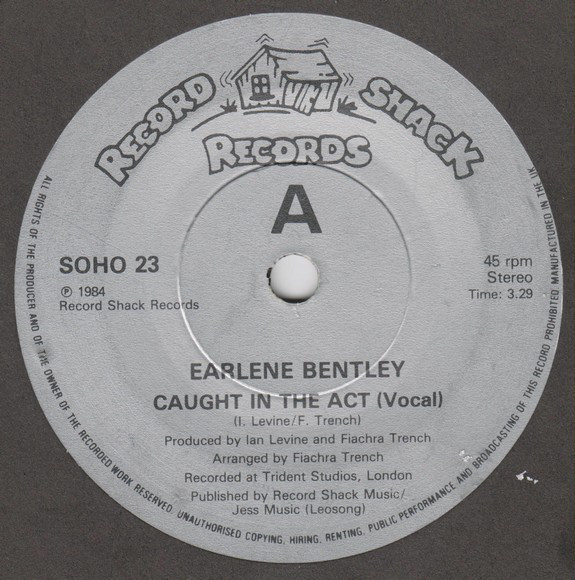 Earlene Bentley - Caught In The Act - Used Vinyl Record 7" image 1