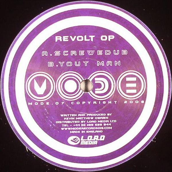 Revolt OP - Screwedub / Yout Man - Vinyl Record 12" image 1