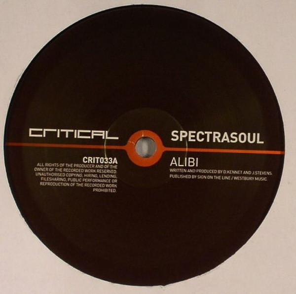 Spectrasoul - Alibi / Dark Hour - Vinyl Record 12" image 1