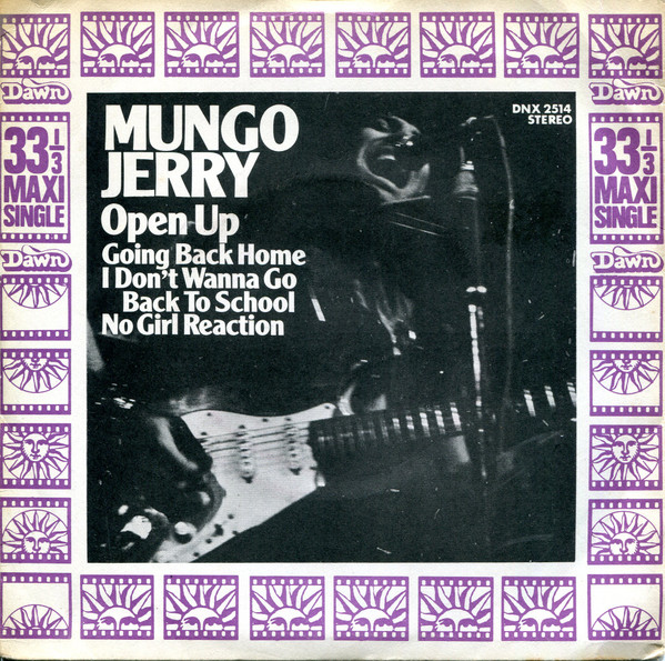 Mungo Jerry - Open Up - Used Vinyl Record 7" image 1