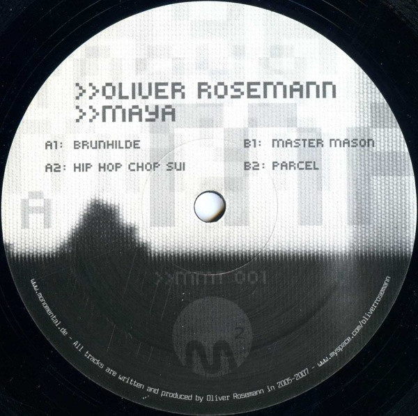 Oliver Rosemann - Maya - Vinyl Record 12" image 1
