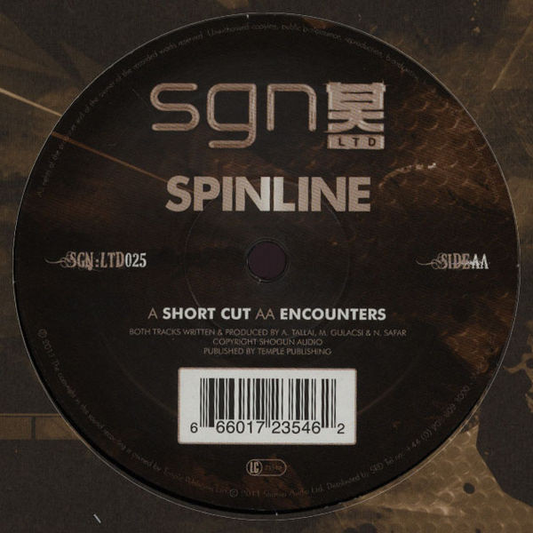 Spinline - Short Cut / Encounters - Vinyl Record 12" image 1