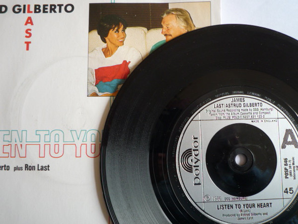 James Last - Listen To Your Heart - Used Vinyl Record 7" image 1