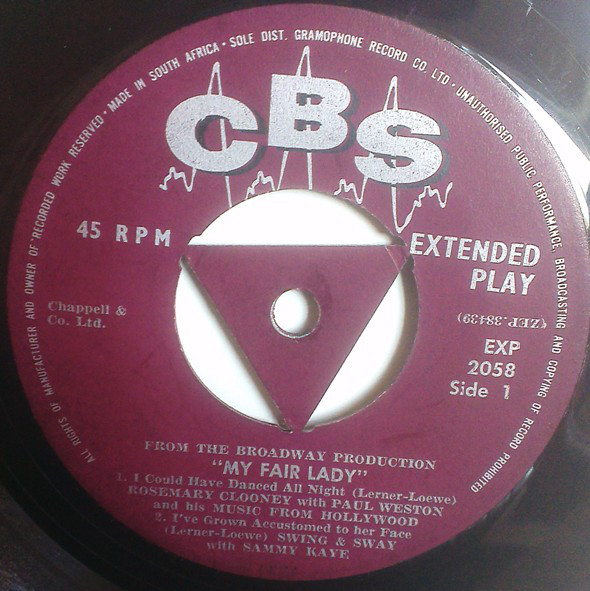 Rosemary Clooney - Hits From My Fair Lady - Used Vinyl Record image 1